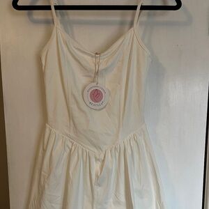 White activewear dress NWT